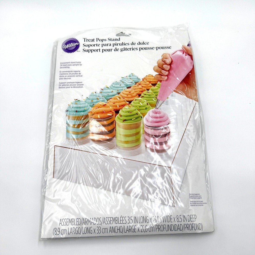 Wilton Treat Pops Stand 24 Count White 2012